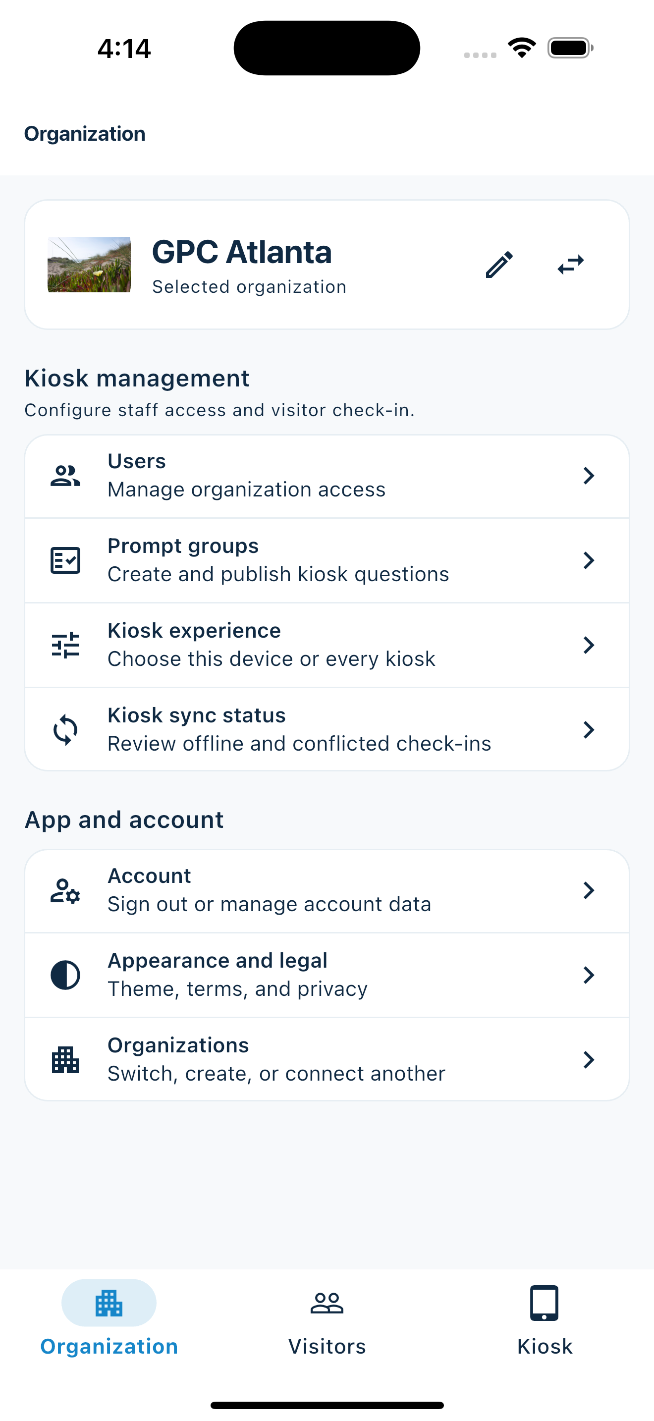 MemberMaker account and organization setup screen